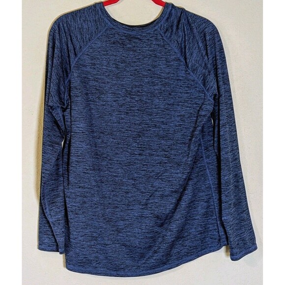 ClimateRight Cuddl Duds Shirt Mens XL Blue Long Sleeve Plush Warmth Thumb Holes - Picture 2 of 5